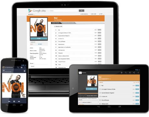 Su Google Play arriva la musica