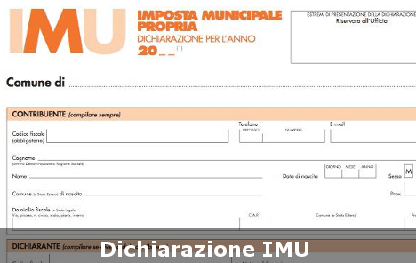 IMU 2013: scadenza dichiarazione e aliquote