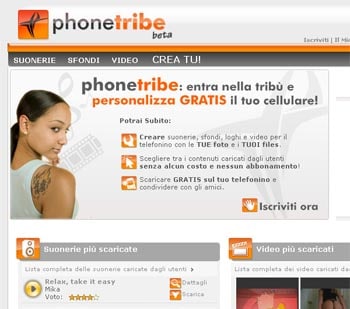 Phonetribe suonerie sfondi e video GRATIS per il tuo cellulare